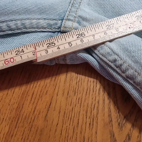 EVERLANE Womens Jeans Faded DENIM Pants 32 New BLUE Casual DEFECT ** - Picture 6 of 14